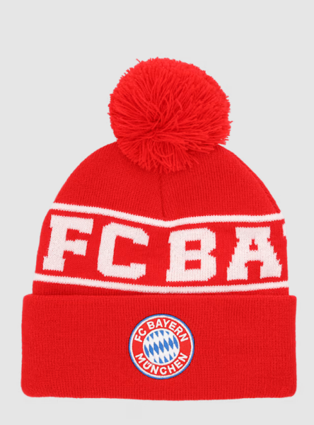 FC Bayern München - Bommelmütze Logo Kinder